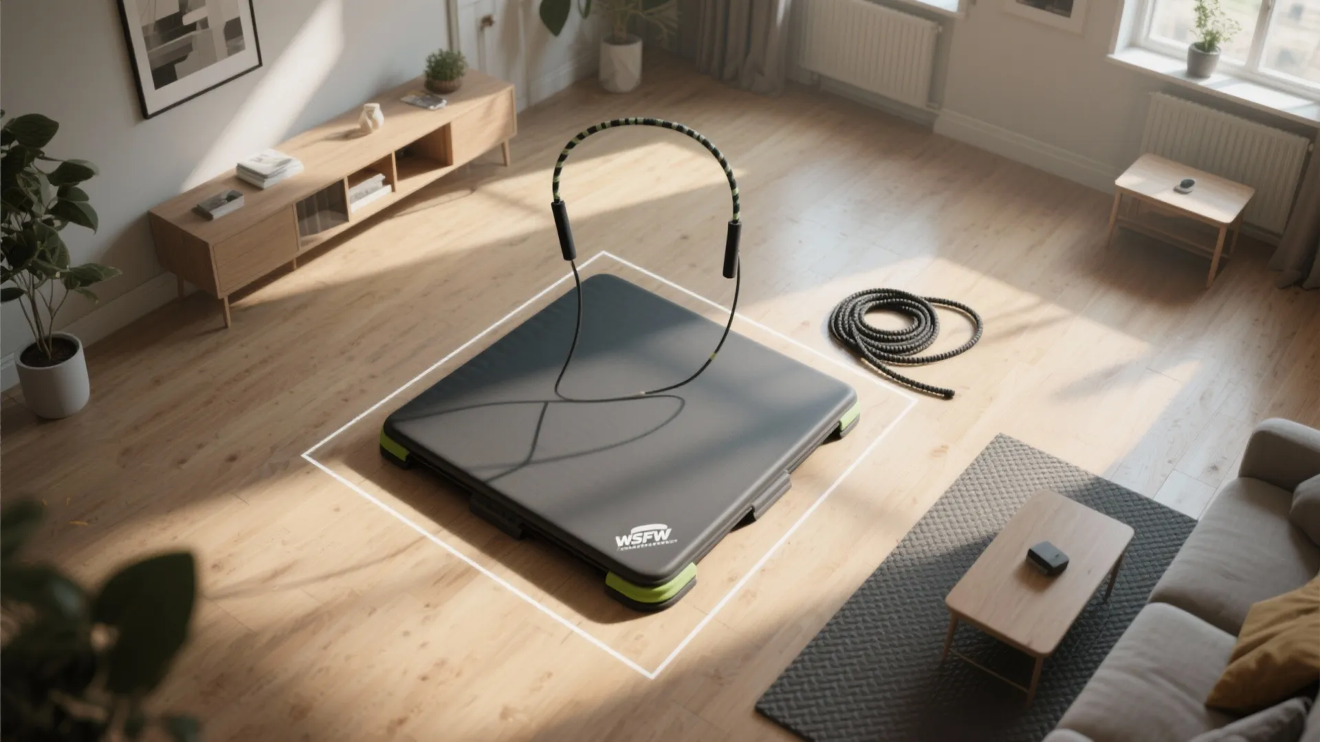 3. Jump-Rope & Plyo Mat Zone