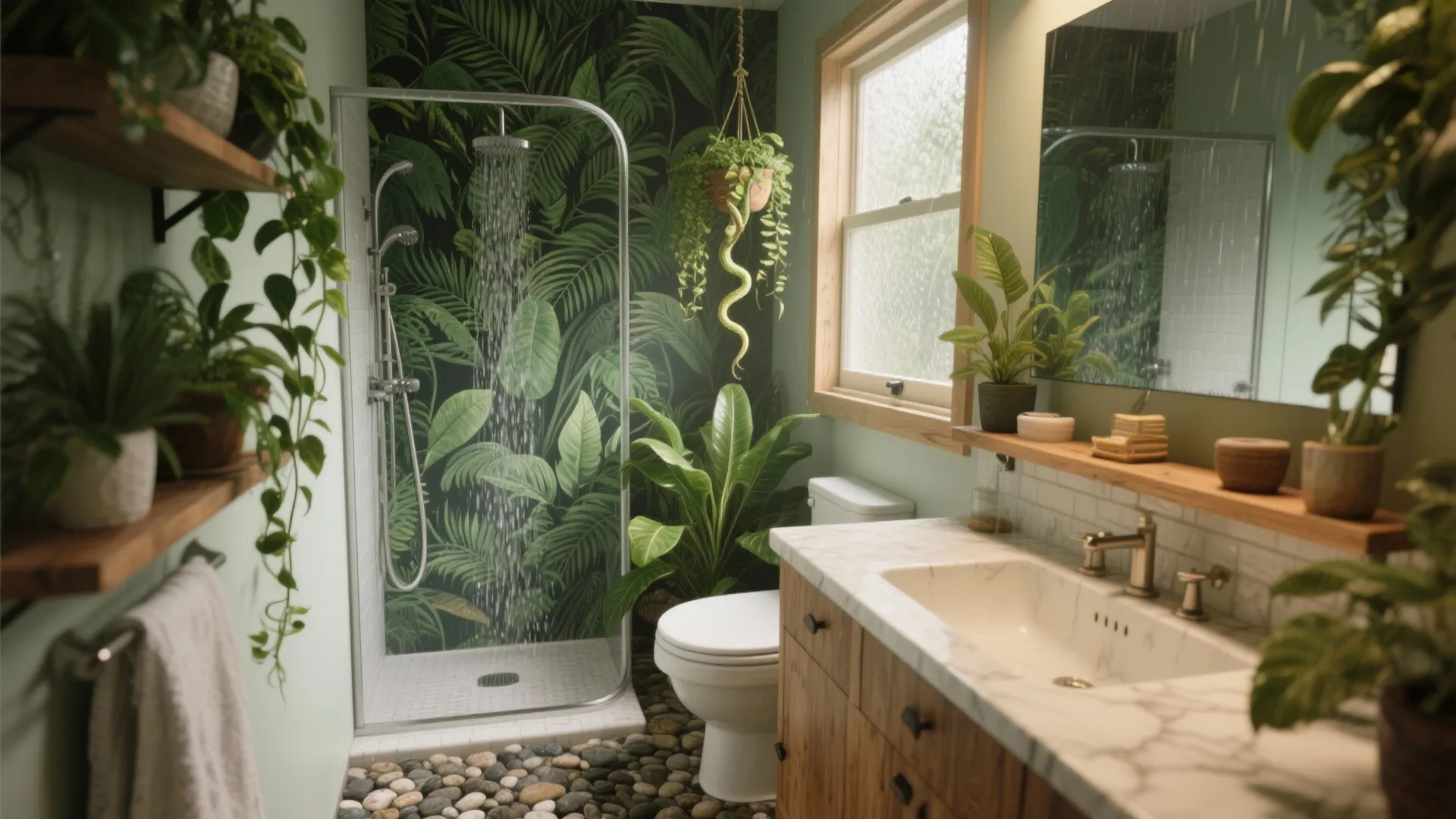 Jungle Bathroom Decor: 5 Creative Ideas: Turn a small bathroom into a lush tropical retreat with five practical design moves I use in real projects.