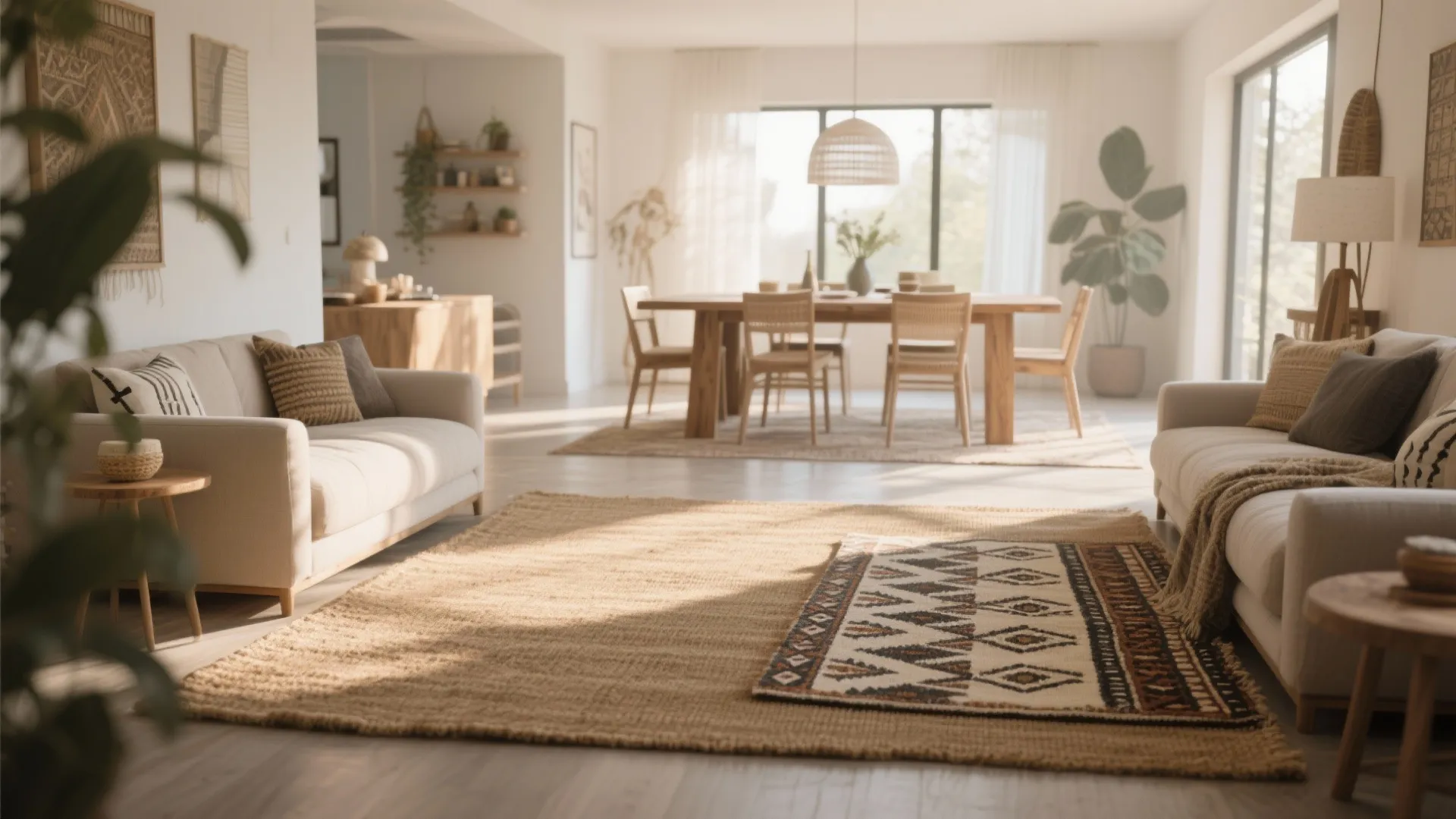 Textured Jute Layering