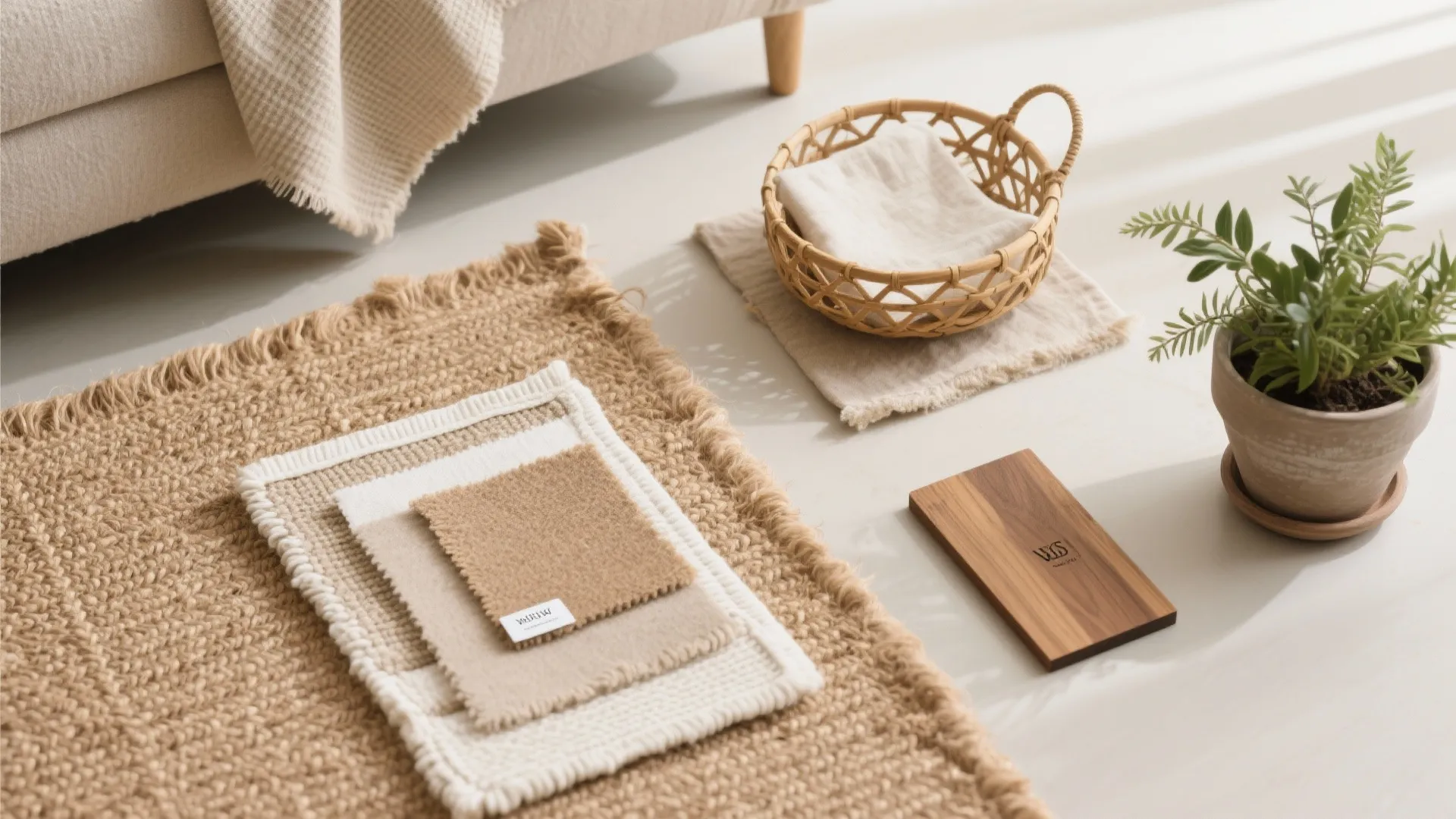 Natural fiber simplicity (jute and sisal blends)