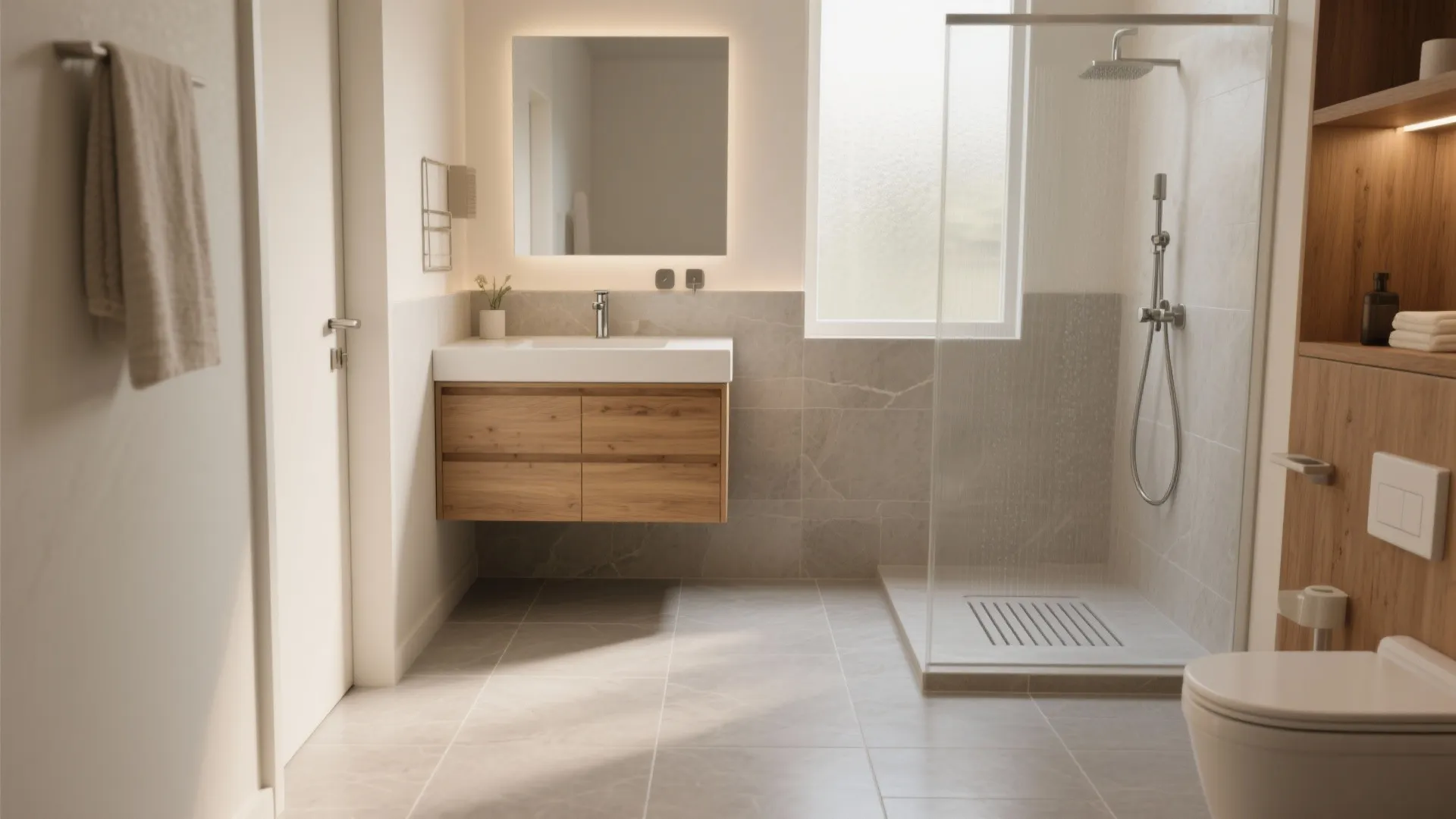 Kajaria Bathroom Floor Tiles: 5 Small-Space Ideas: A senior designer’s 5 inspirations to make small baths shine with Kajaria tiles