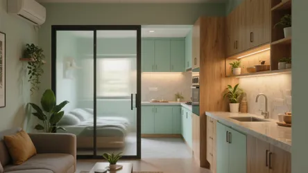 5 design ideas for a 1 BHK flat in Kandivali East