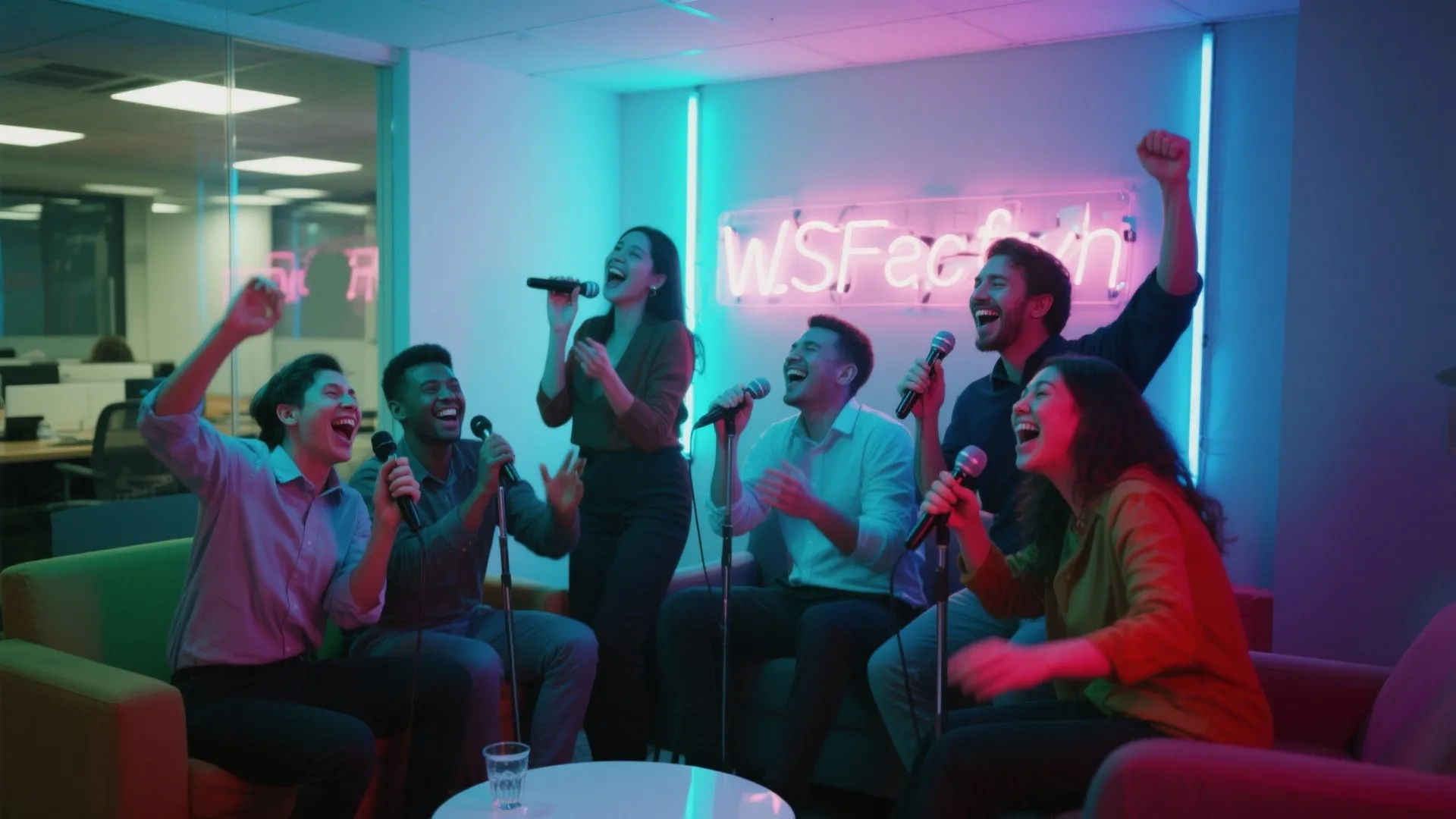 5. Office Karaoke Night
