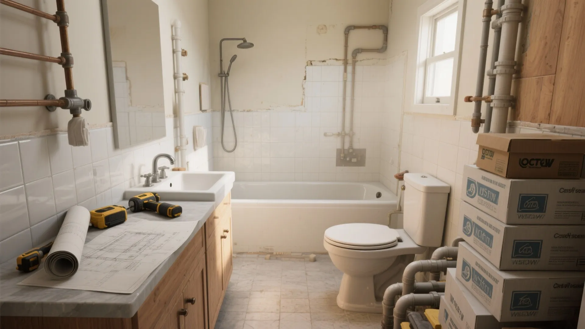 1) Keep the plumbing layout — save big on cost