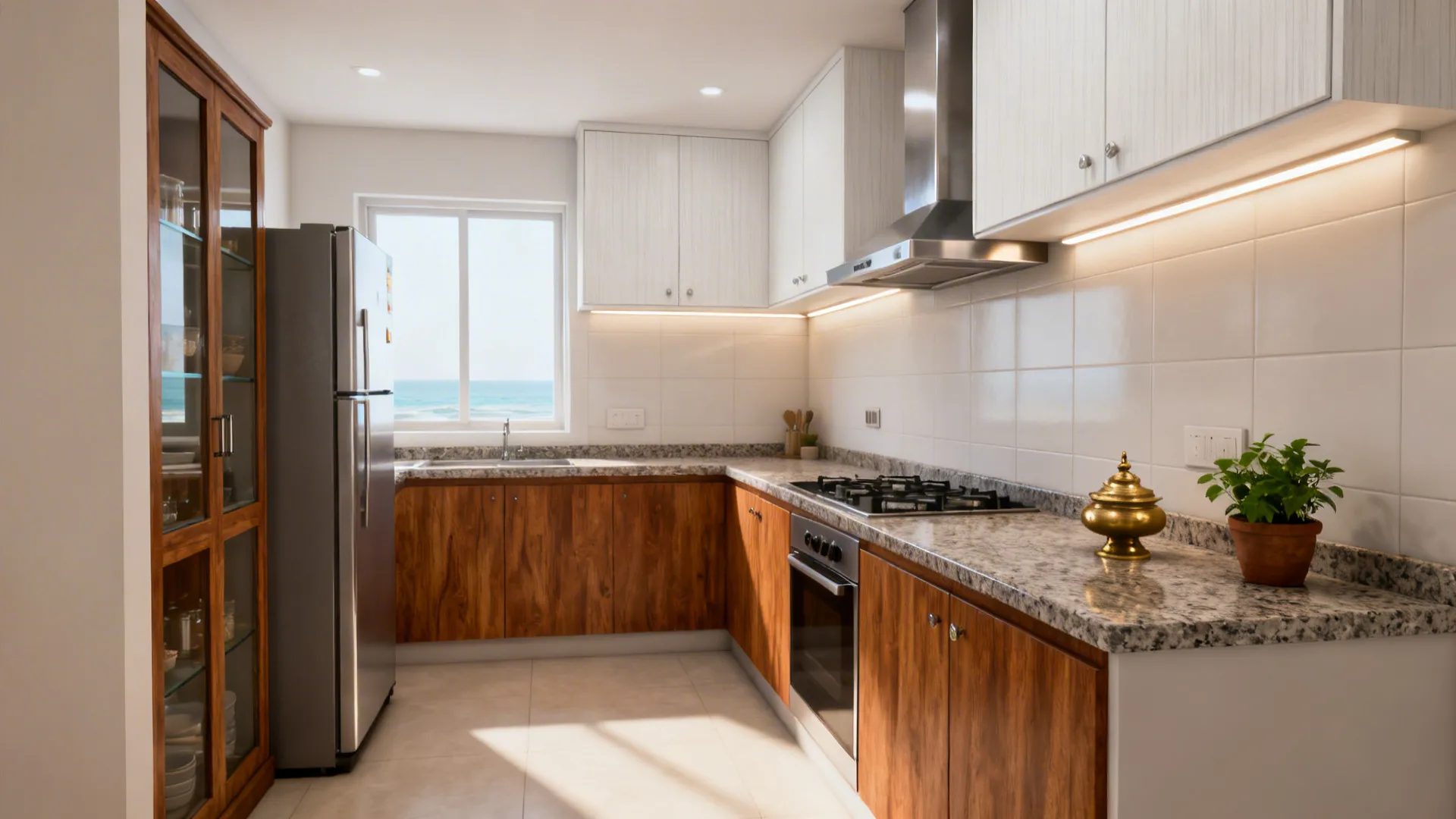 Kerala kitchen cabinet designs: 5 ideas with photos