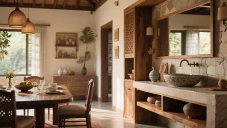 5 Kerala Wash Basin Designs for Dining Room