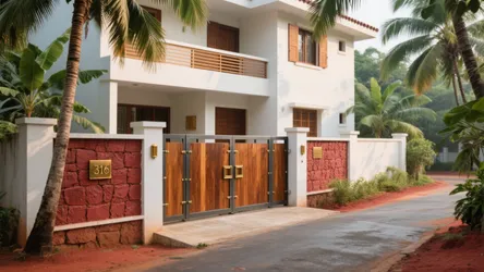 5 Compound Wall Gate Designs for Kerala Homes