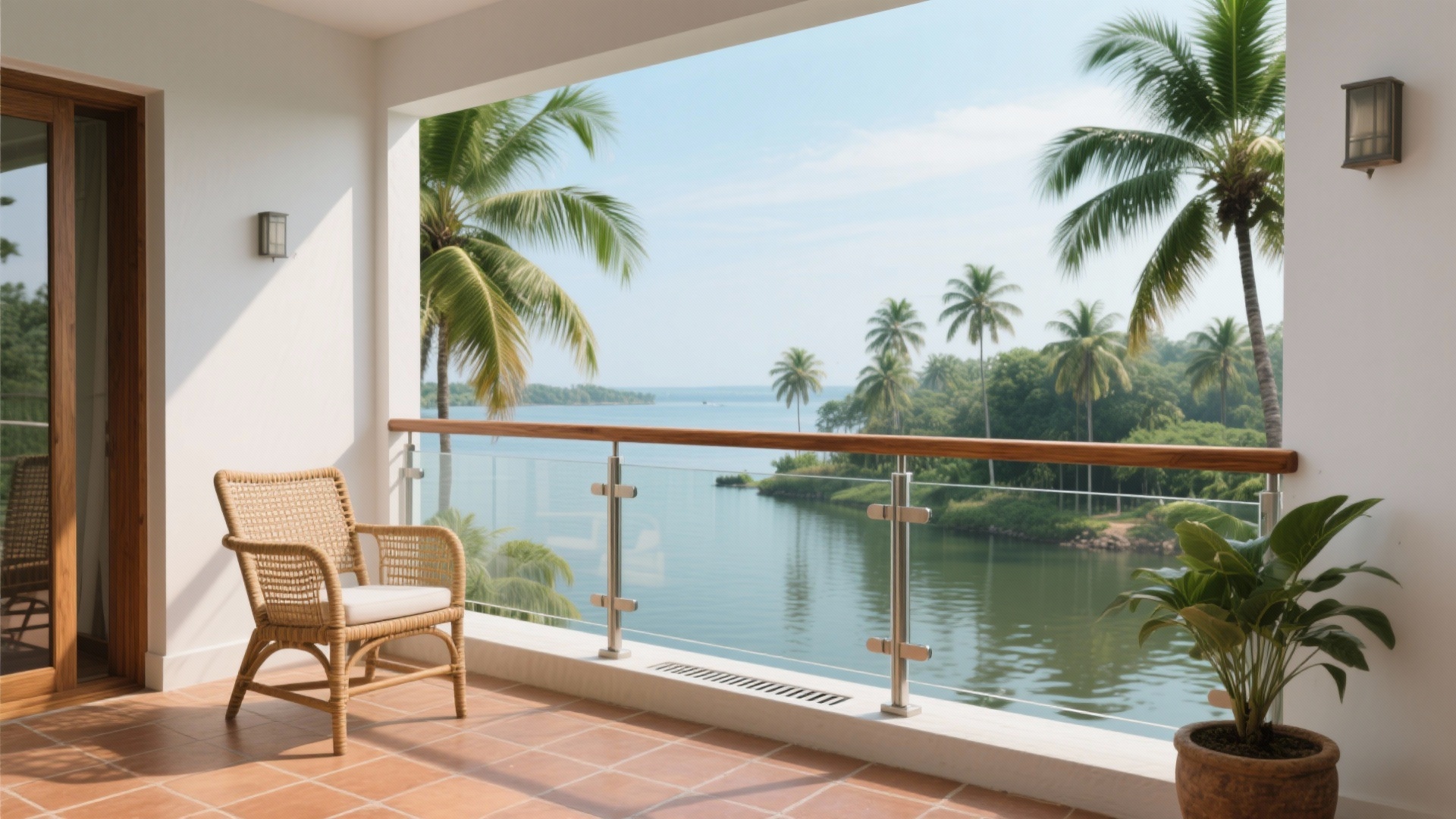 5 Balcony Glass Design Ideas for Kerala Home
