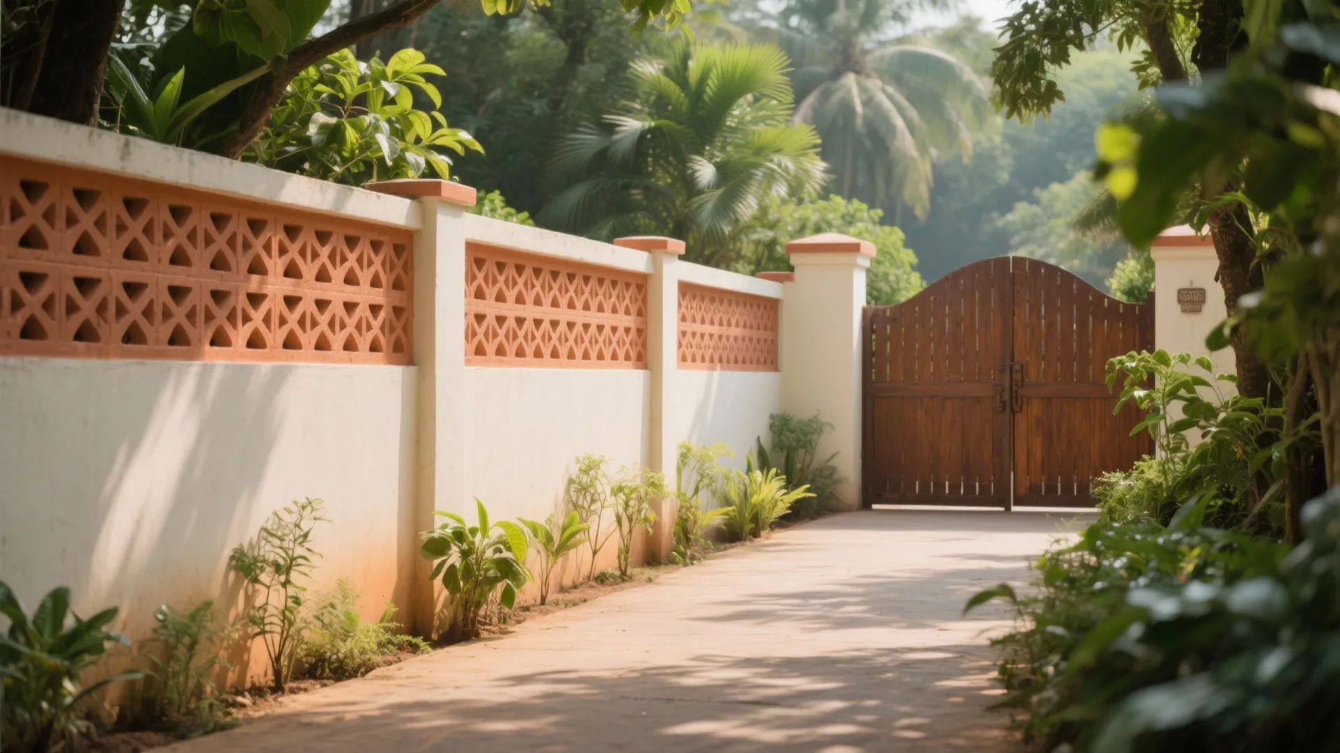 Breezy Jali Panels for Privacy