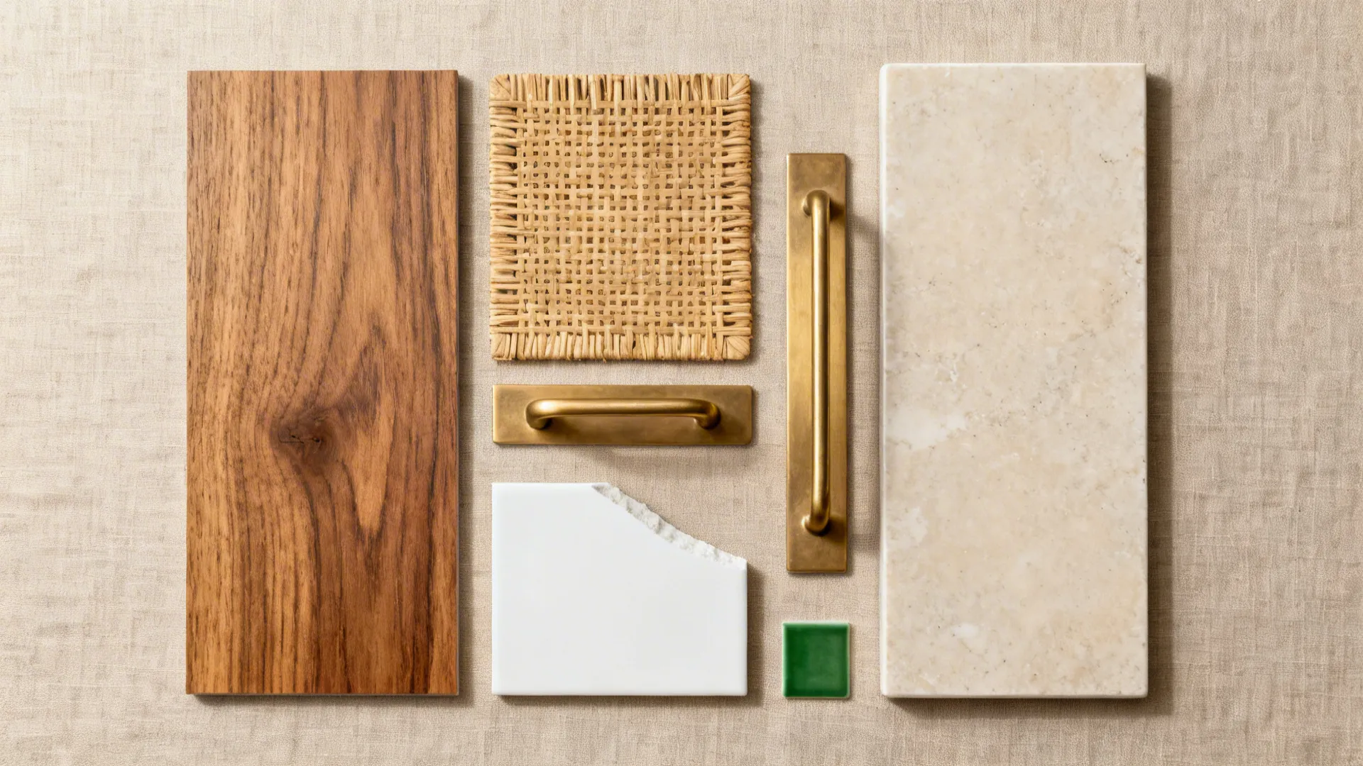 Caned Wood and Brass Accents: Tradition Without the Fuss