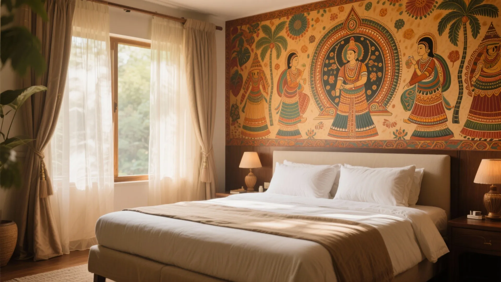 3. Traditional Kerala Mural Walls