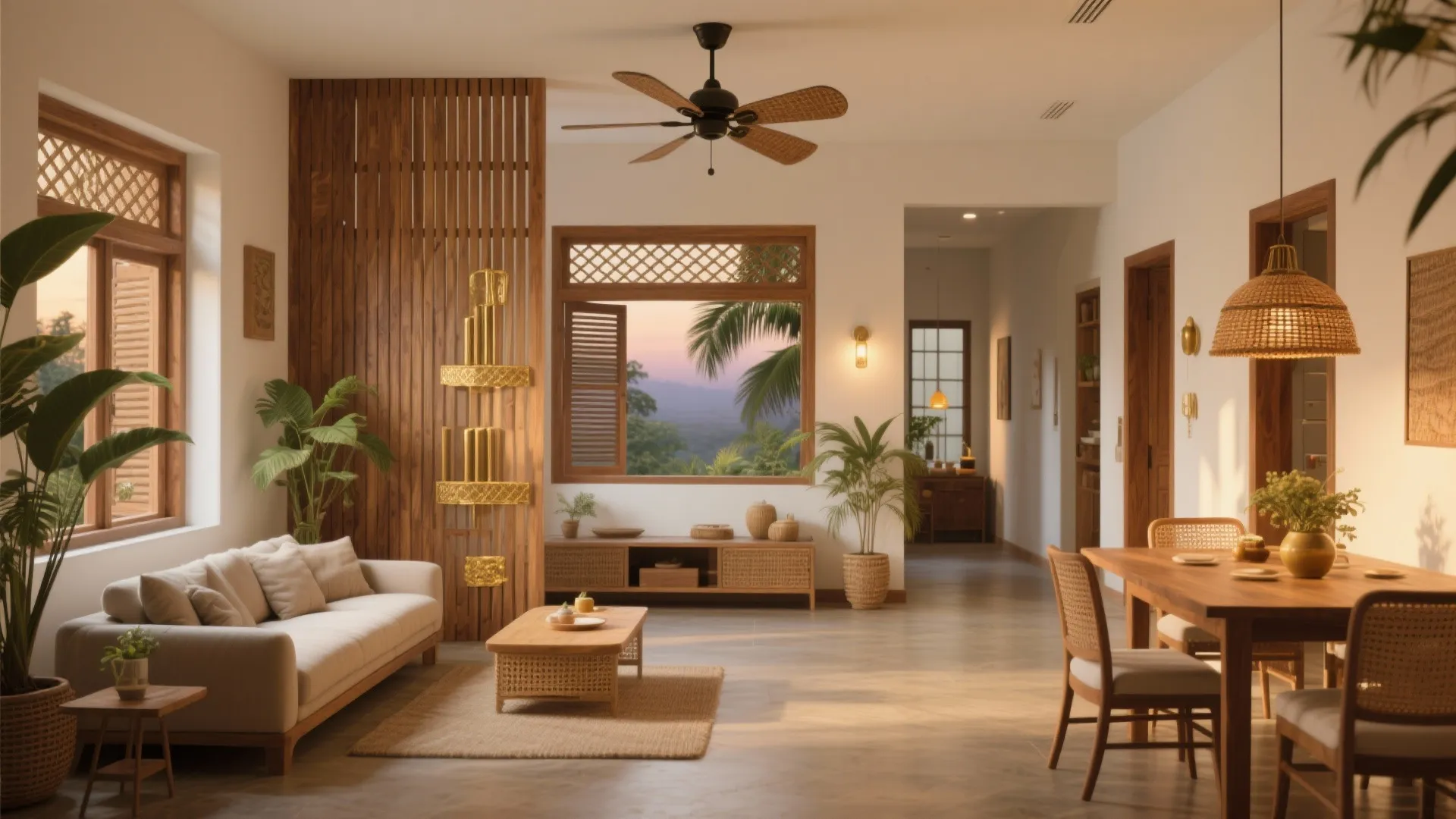 5 Hall Dining Partition Ideas Kerala Homes: A senior interior designer’s Kerala-friendly ways to separate hall and dining without losing light, airflow, or warmth