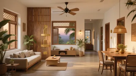 5 Hall Dining Partition Ideas Kerala Homes