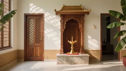 5 Traditional Pooja Room Designs Kerala Style