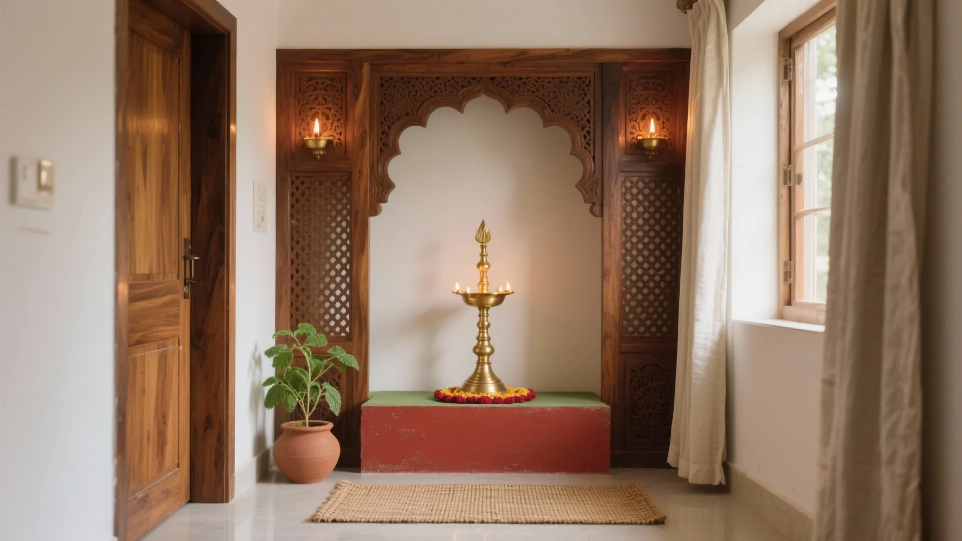 Kerala-Style Pooja Room Designs: 5 Ideas: Five compact, authentic Kerala-inspired pooja sanctums—carved wood, brass glow, murals, and practical tricks I’ve learned reshaping tiny apartments.
