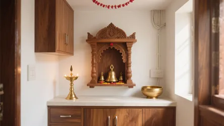 5 Pooja Room Designs Kerala Style