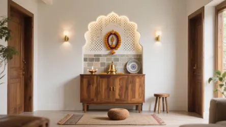 5 Kerala-Style Wall-Mounted Pooja Room Designs
