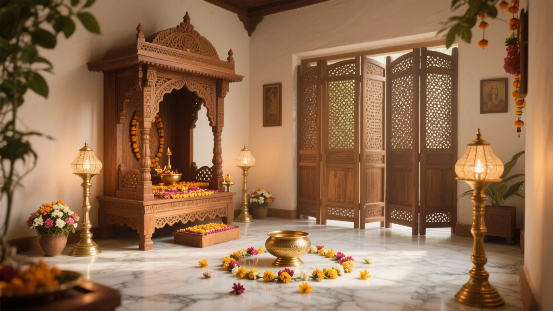 5 Kerala Pooja Room Designs for Small Homes: Creative ideas to bring traditional Kerala pooja room elegance into modern small spaces