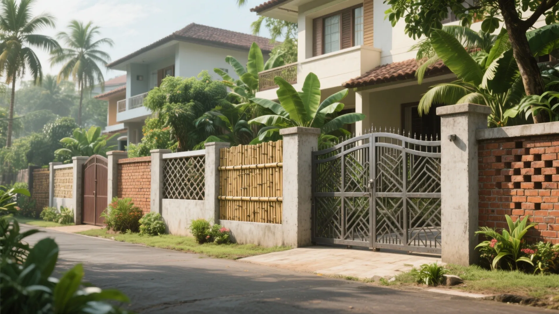 5 Low-Cost Compound Wall Ideas in Kerala: Creative & Budget-Friendly Designs for Kerala Homes