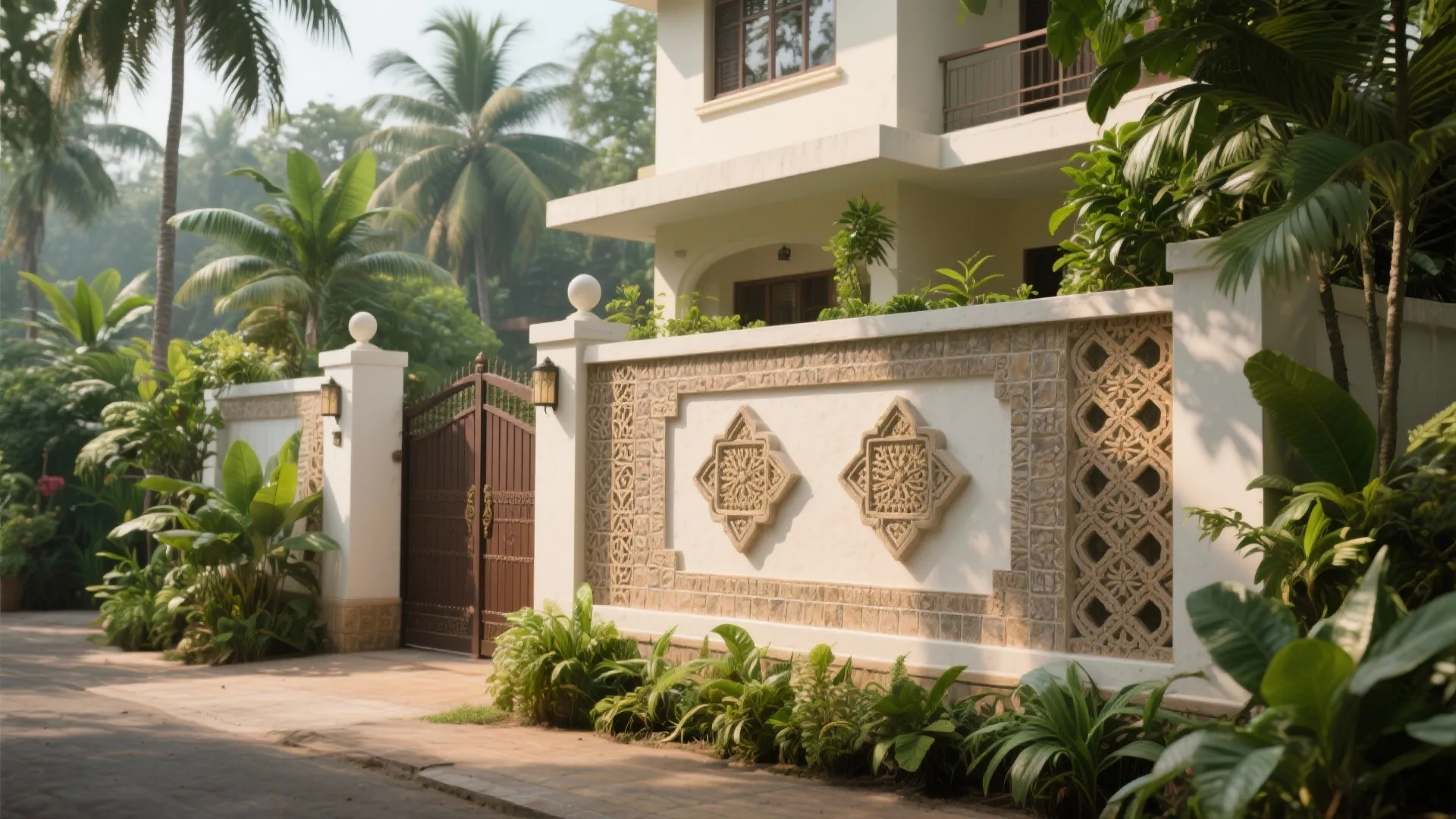 Kerala Home Compound Wall Design: Stylish Ideas for Every Home: 1 Minute to Discover the Best Kerala Compound Wall Styles for Your Dream Home