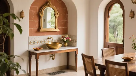 5 Kerala Wash Basin Designs for Dining Rooms