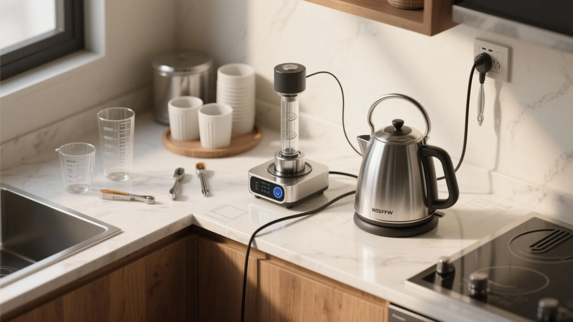 3. Smart Electric Kettle or Precision Cooker