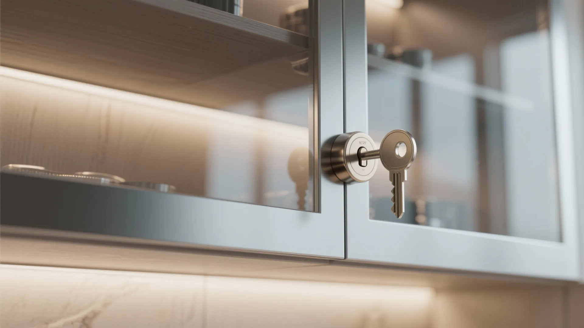 3. Keyed cabinet locks