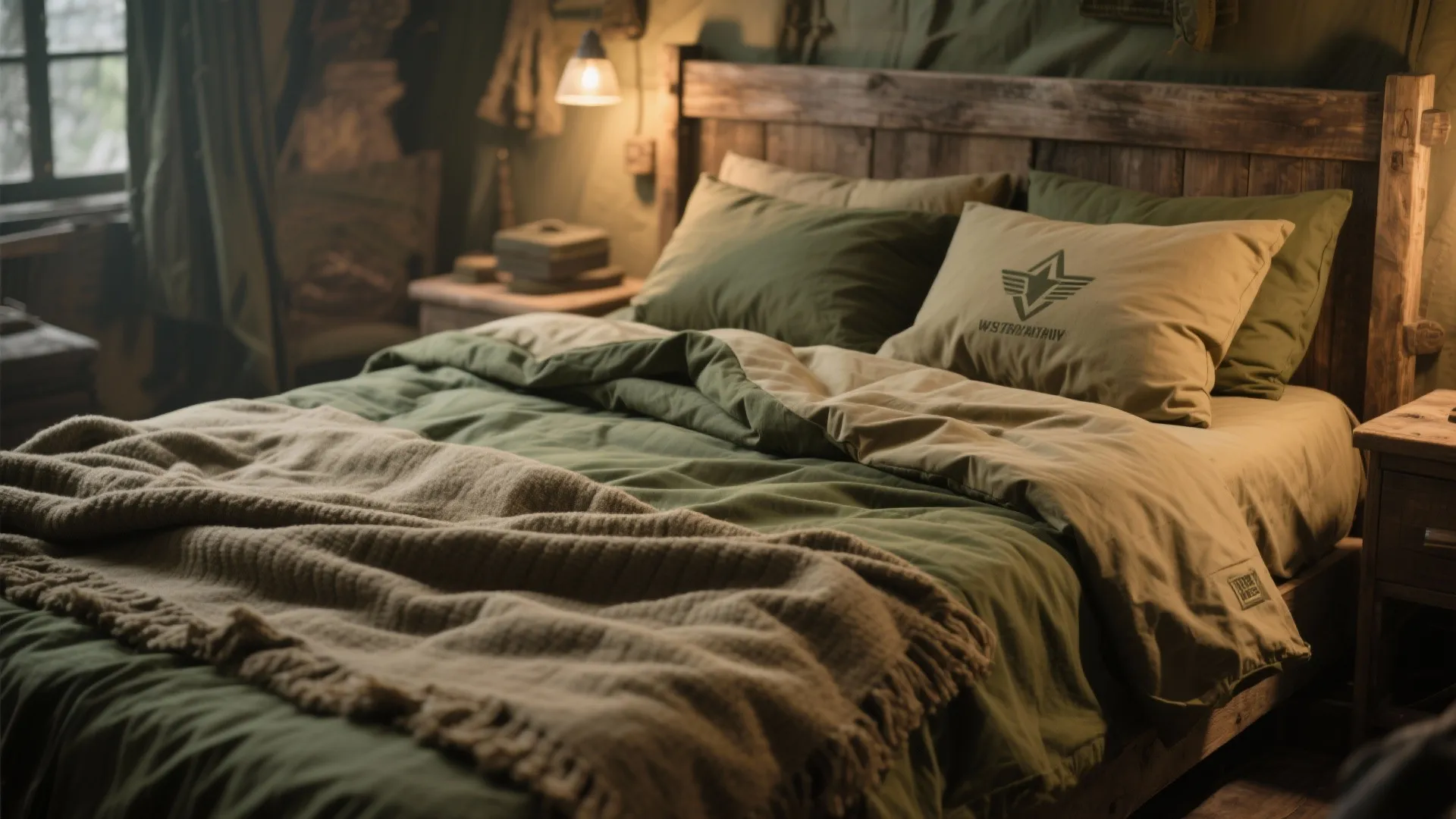 Tip 3: Khaki Bedding Layers