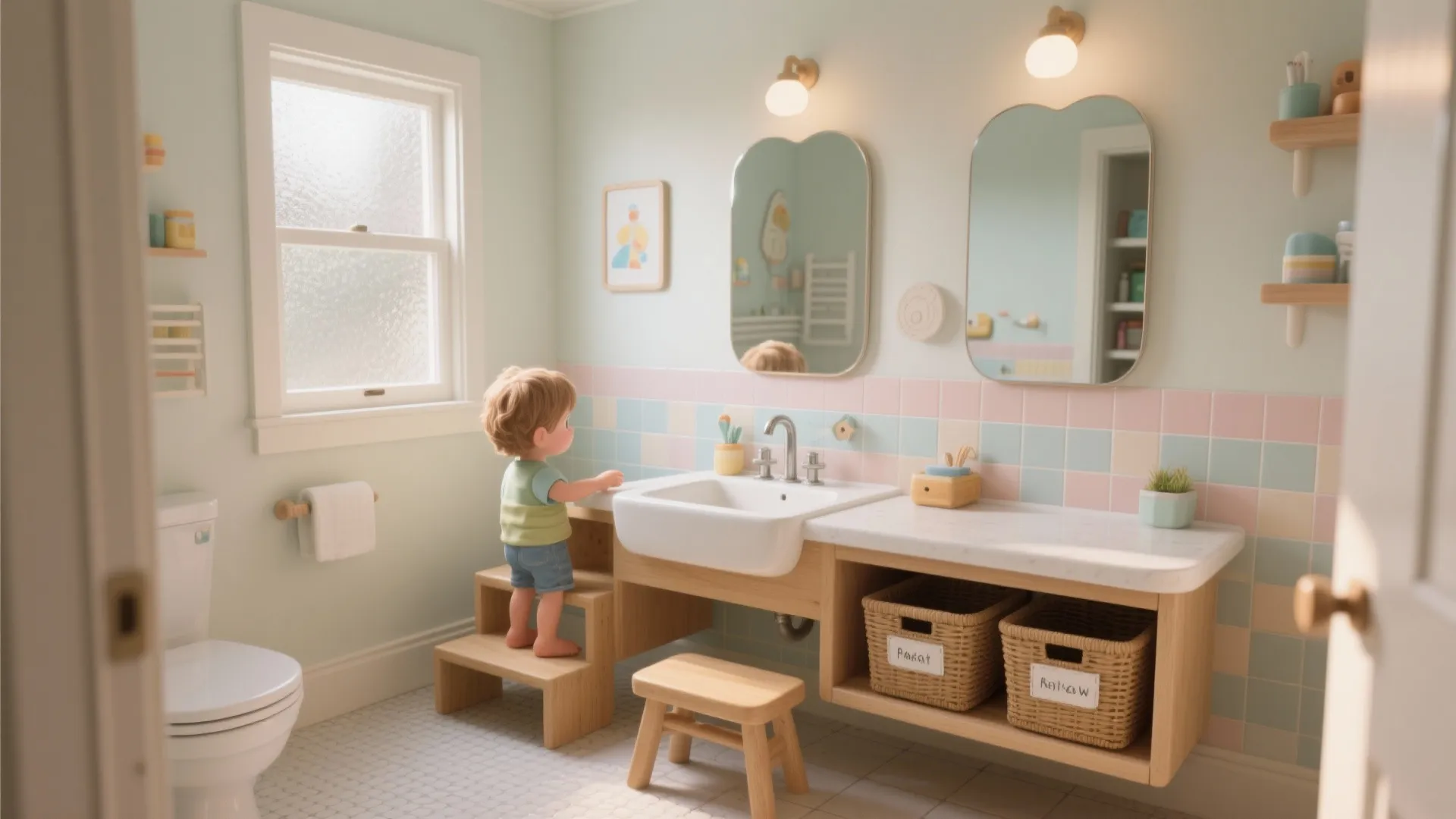 5 Kid-Friendly Bathroom Ideas: Practical, playful bathroom design tips for small homes from a pro