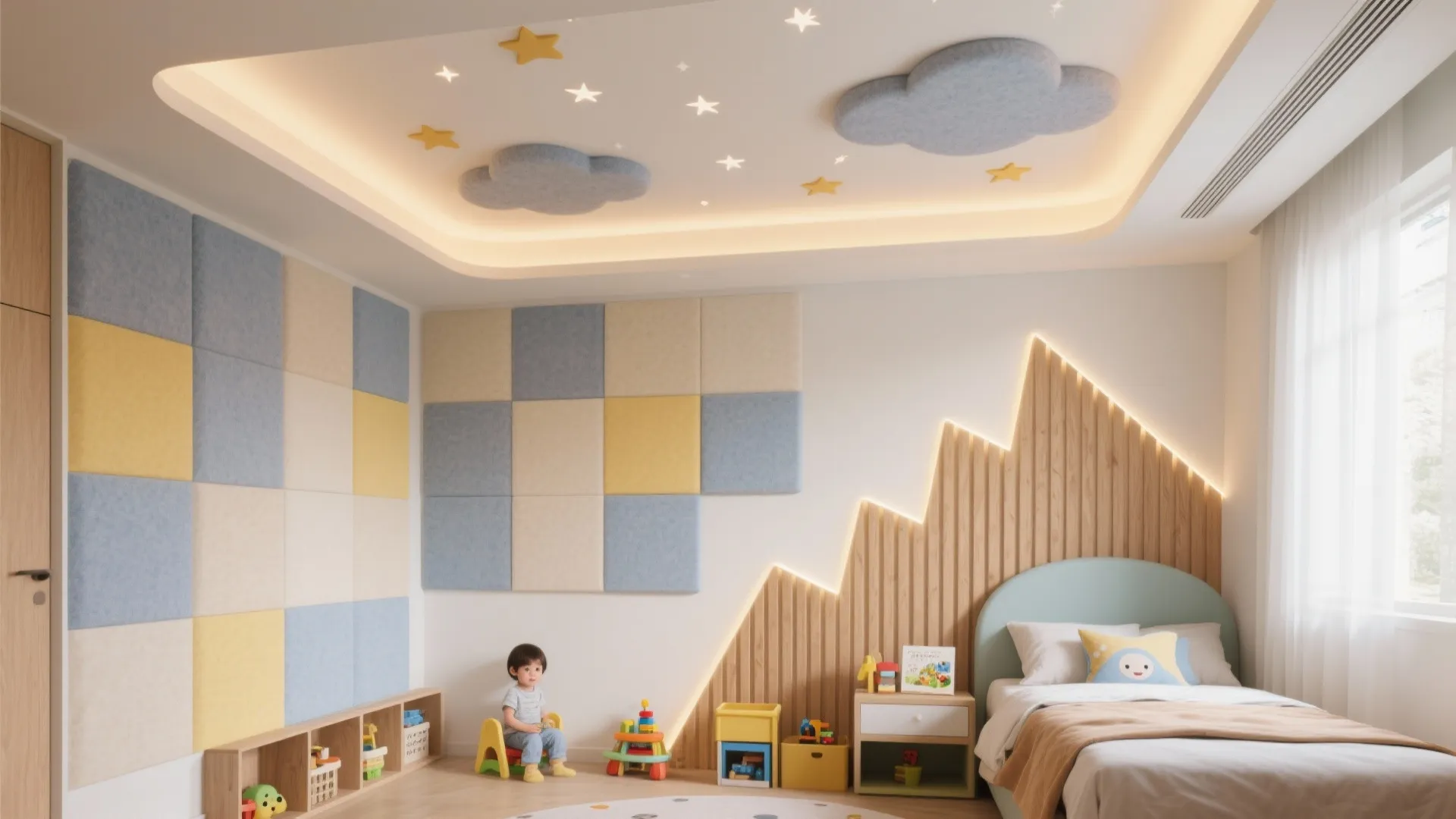 Child Room False Ceiling Design: 5 Ideas: How I turn small kid rooms into playful, safe ceilings that grow with them