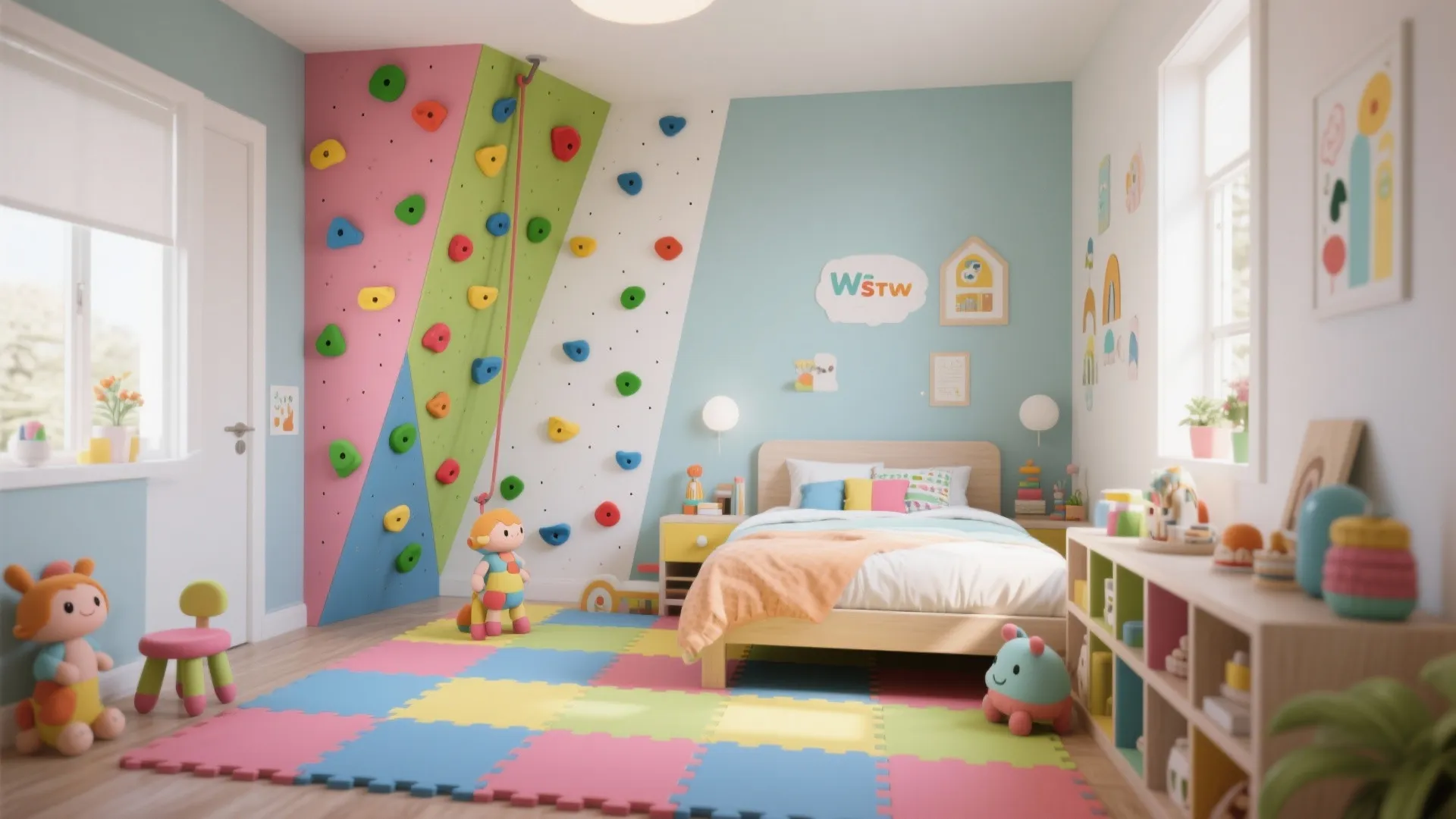 4. Climbing Walls for Little Explorers