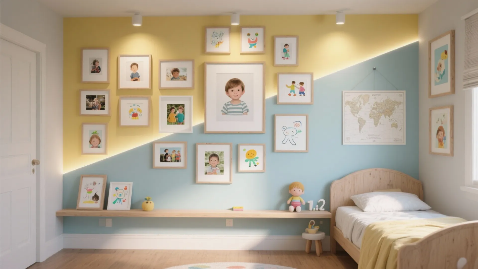 Kids Room Photo Frame Ideas: Spark Creativity in Every Corner: 1 Minute to Transform Your Child’s Room with Fun Photo Frames