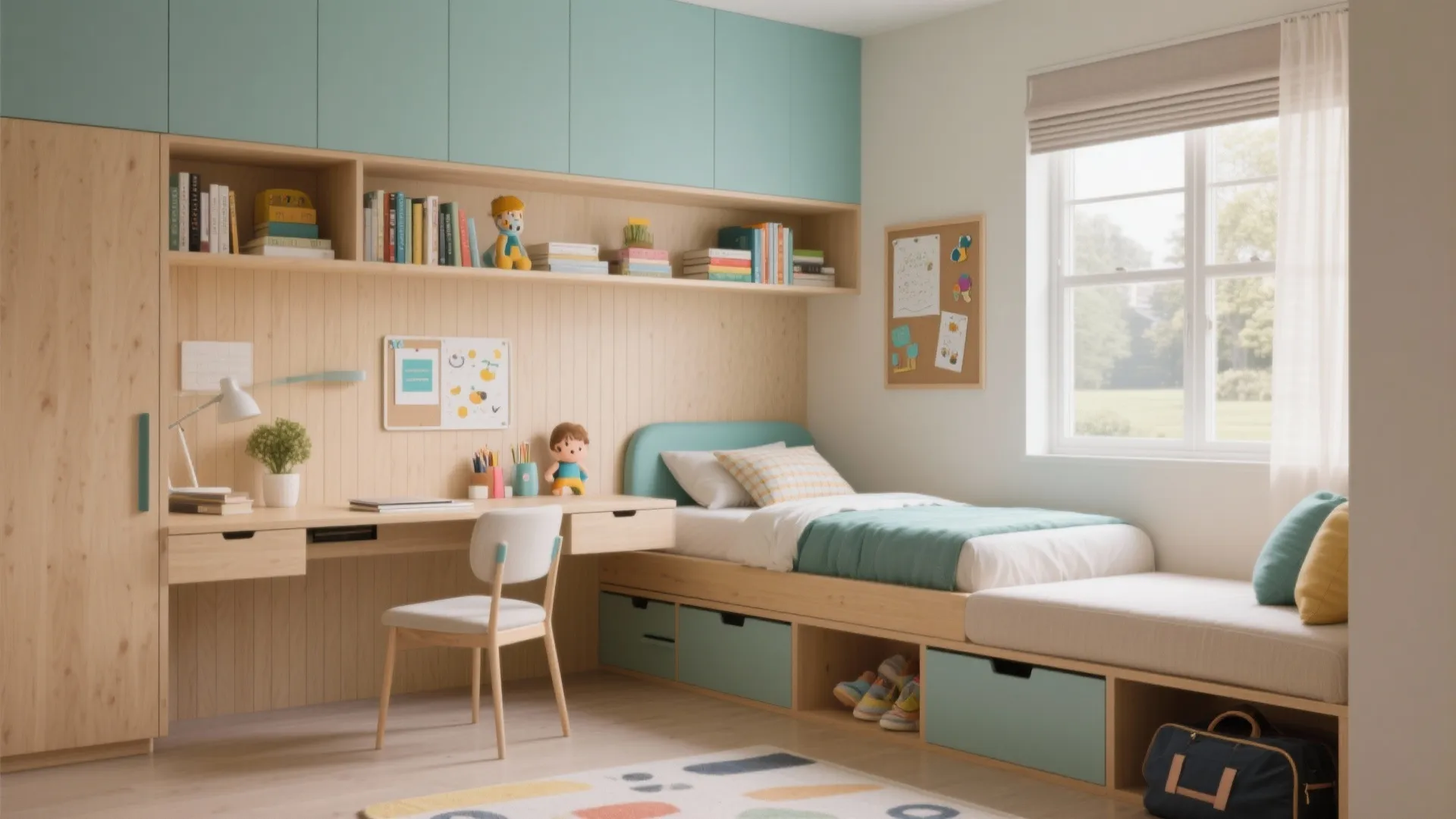 Kids’ room / guest room that flexes