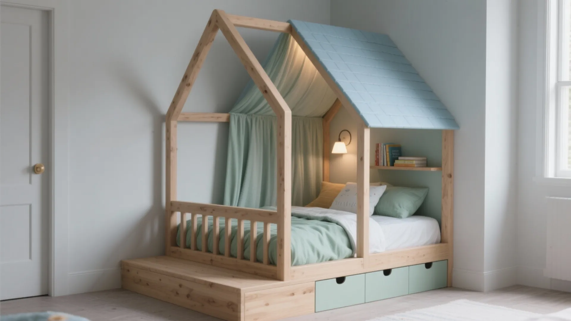 DIY House Bed: Creative Guide to Building Your Own: 1 Minute to Plan Your Dream House Bed Renovation