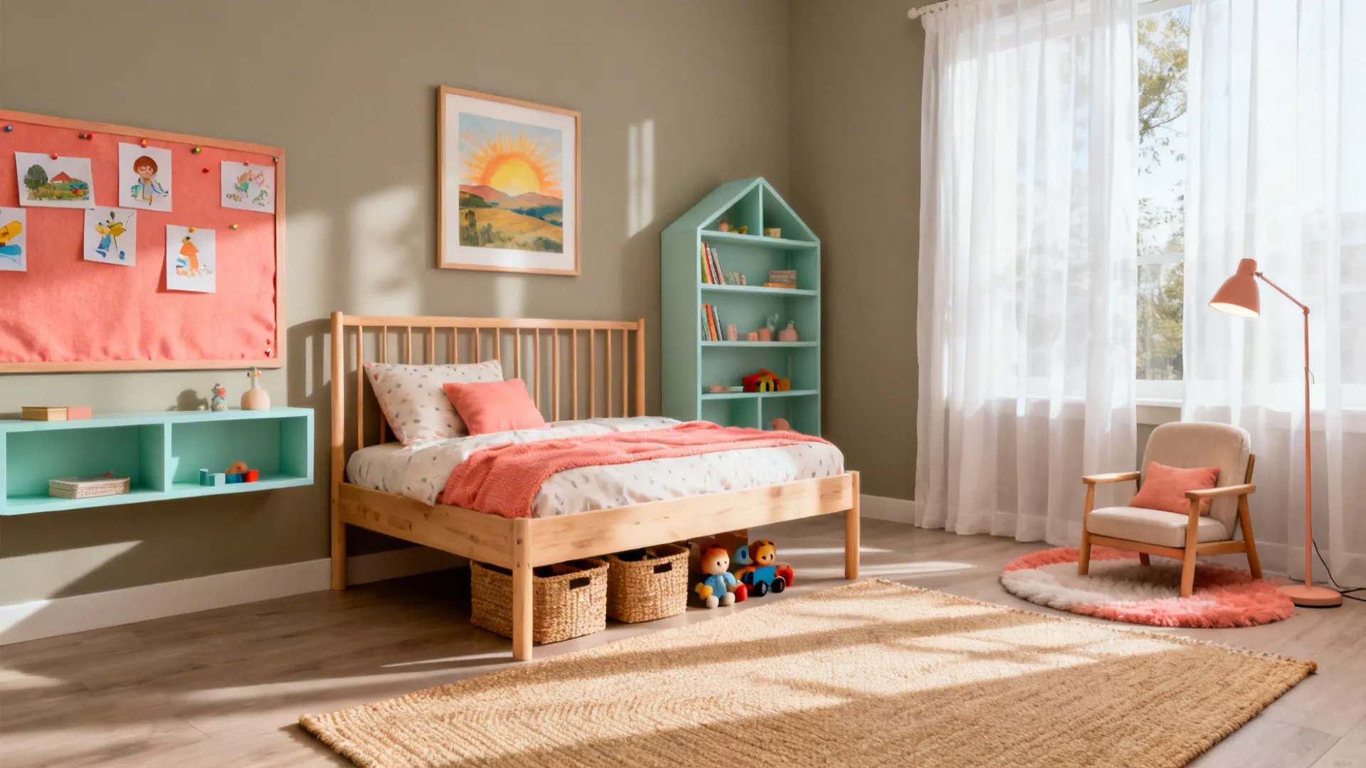 5 Wall Paint Ideas for Children’s Rooms that Grow with Them