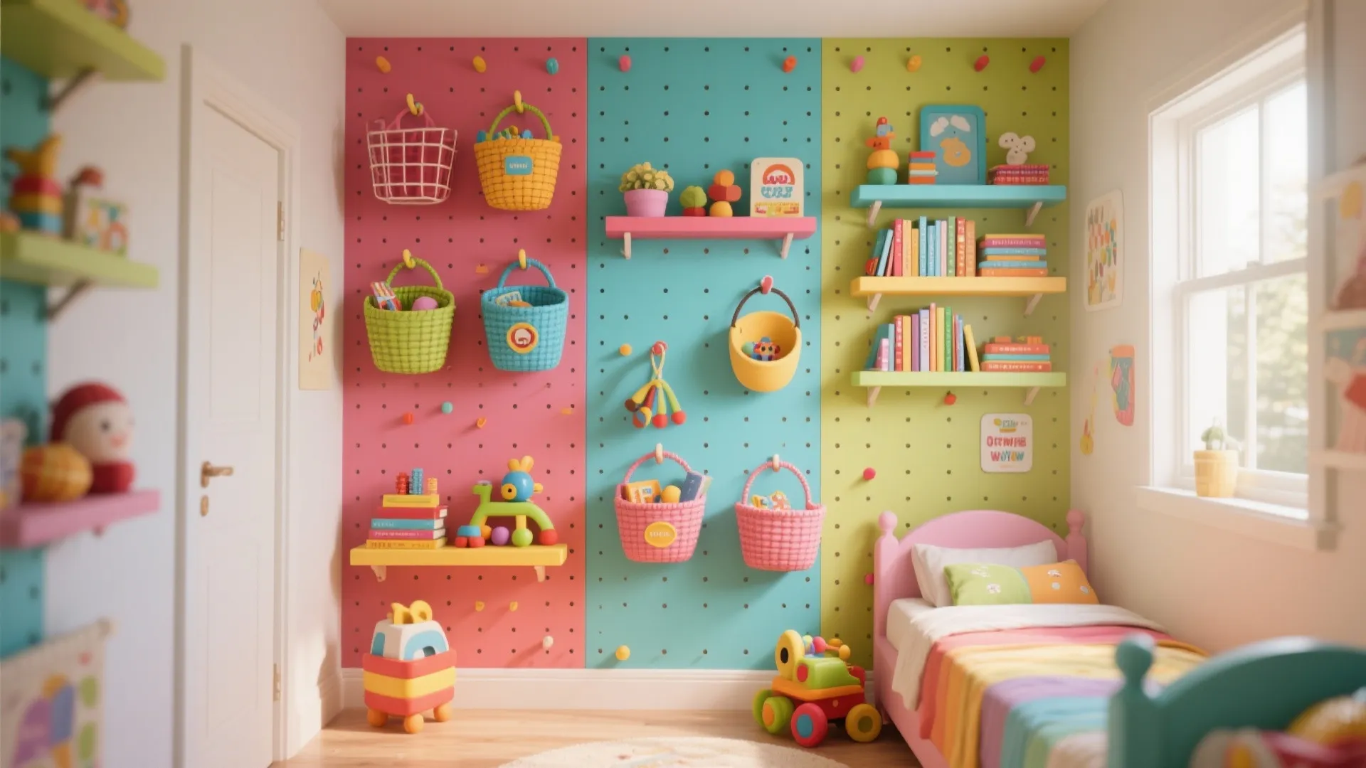 Functional Pegboard Walls