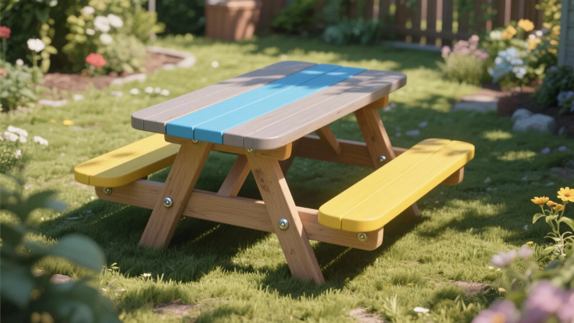 Kids Picnic Table DIY: Build a Fun Backyard Project Fast: 1 Minute to Kickstart Your Kids Picnic Table DIY Adventure