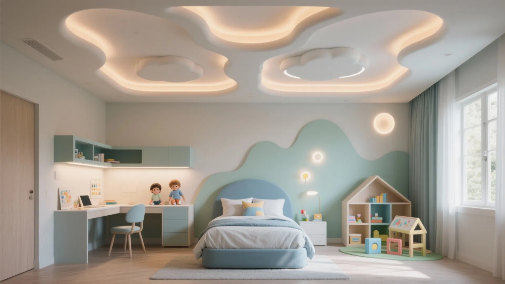POP Design for Kids Room: Creative Ceiling Ideas That Spark Imagination: 1 Minute to Transform Your Child’s Room with Fun POP Design Tricks
