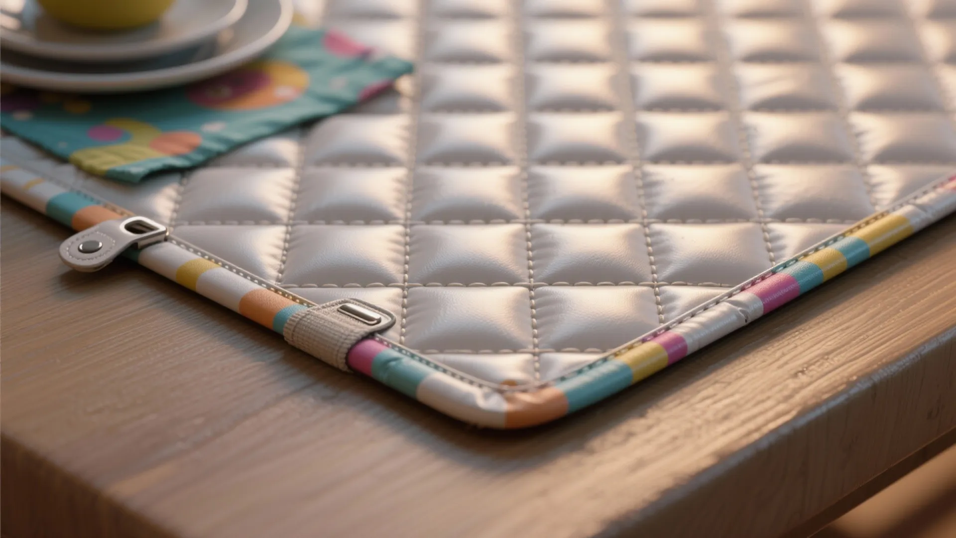 2. Turn the pad into a soft surface for kids