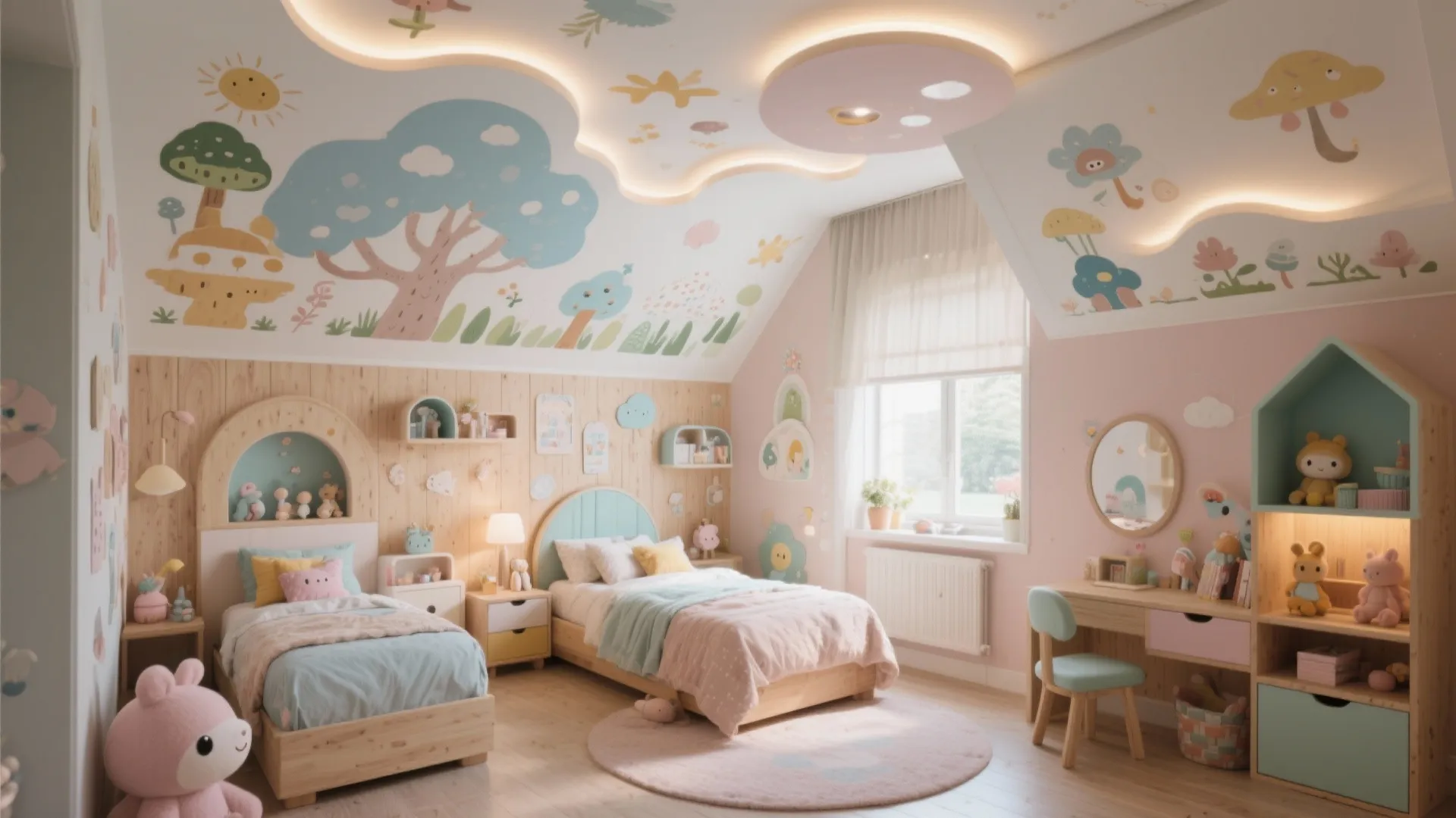 5 Creative Ceiling Design Ideas for Children's Rooms: Bring Imagination to Life with Smart Small-Space Ceiling Solutions