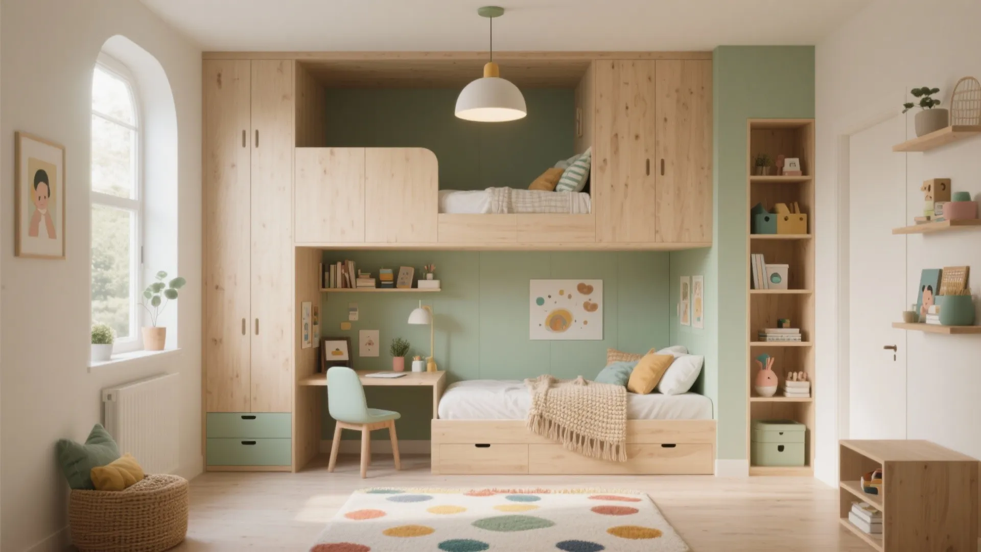 Children's Bedroom Furniture: 5 Space-Saving Ideas: Practical, playful and proven strategies to furnish kids' rooms under 10 sqm