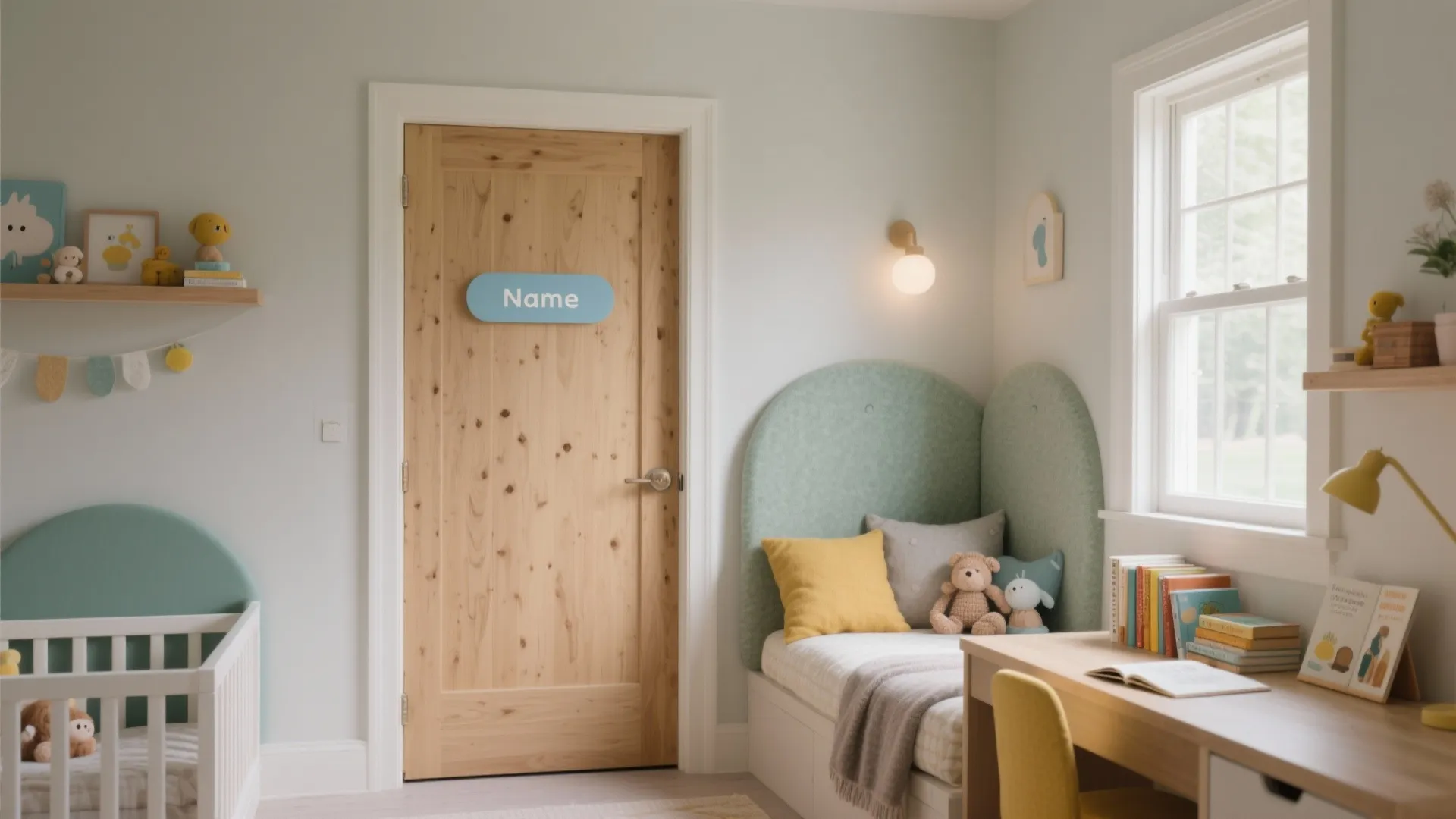 Kids Room Name Plate Design Ideas for Creative Spaces