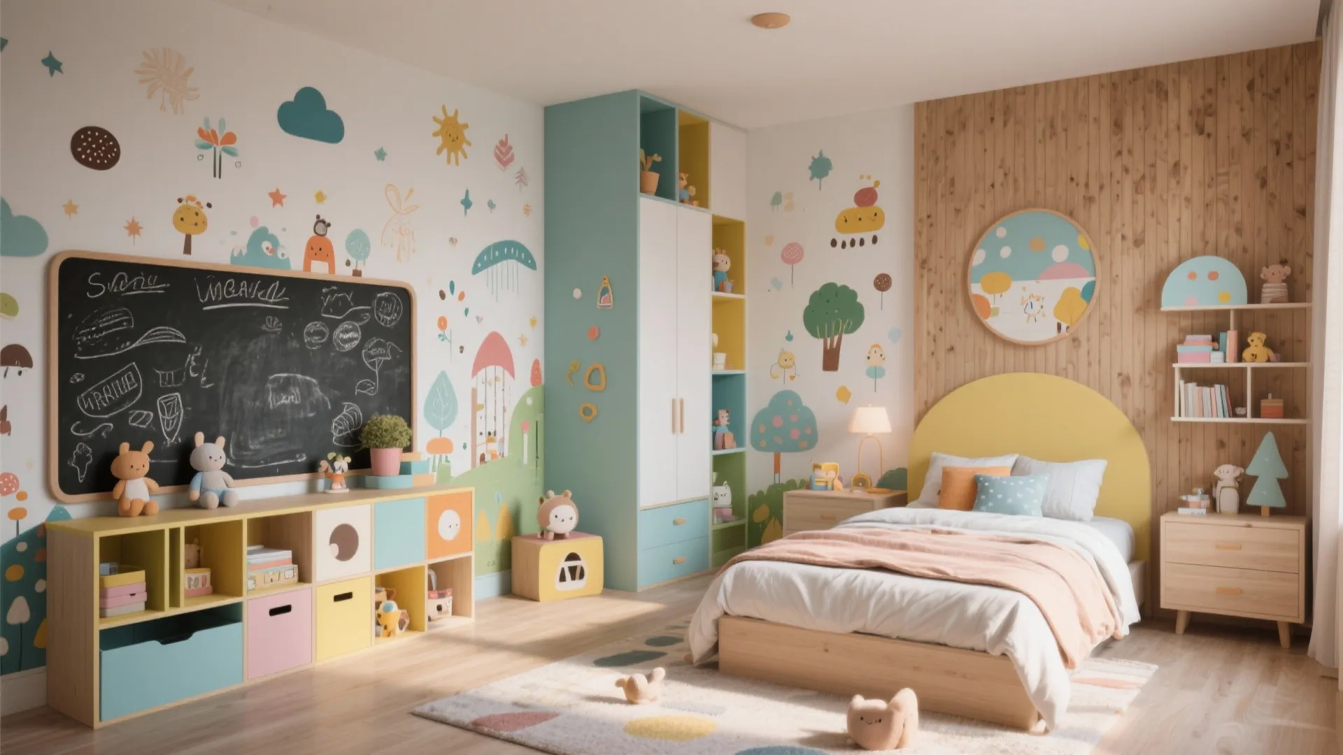 5 Children's Room Wall Design Ideas: Creative and Practical Wall Inspirations for Kids' Spaces