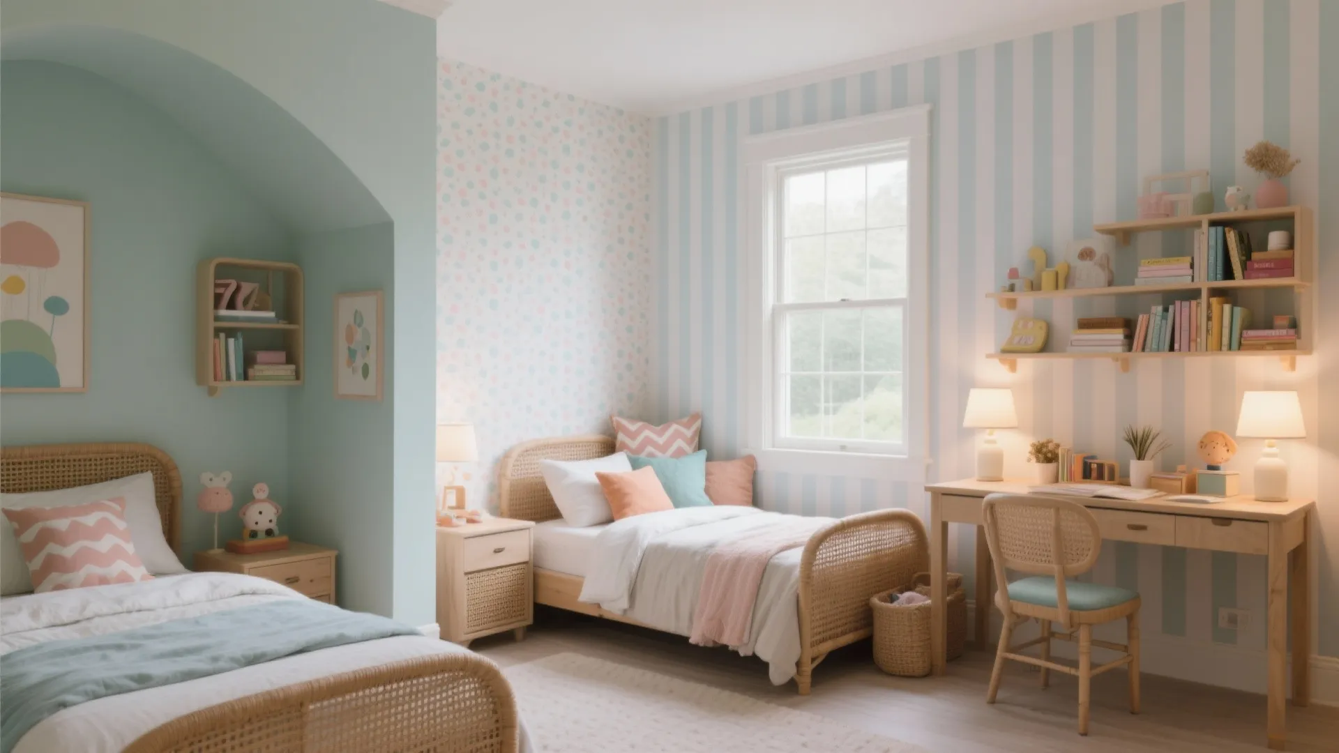Wallpaper for Kids Room Girls: Charming Designs for Every Style: 1 Minute to Brighten Your Girl’s Room with Playful Wallpaper Ideas