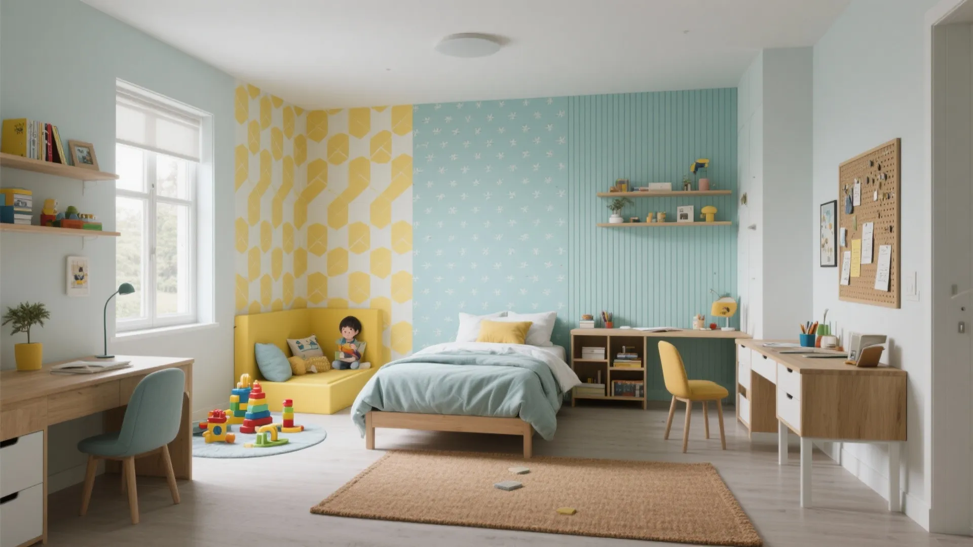 Wallpaper Design for Kids Room: Fun, Creative Ideas: 1 Minute to Revamp Your Child’s Space with Playful Wallpaper
