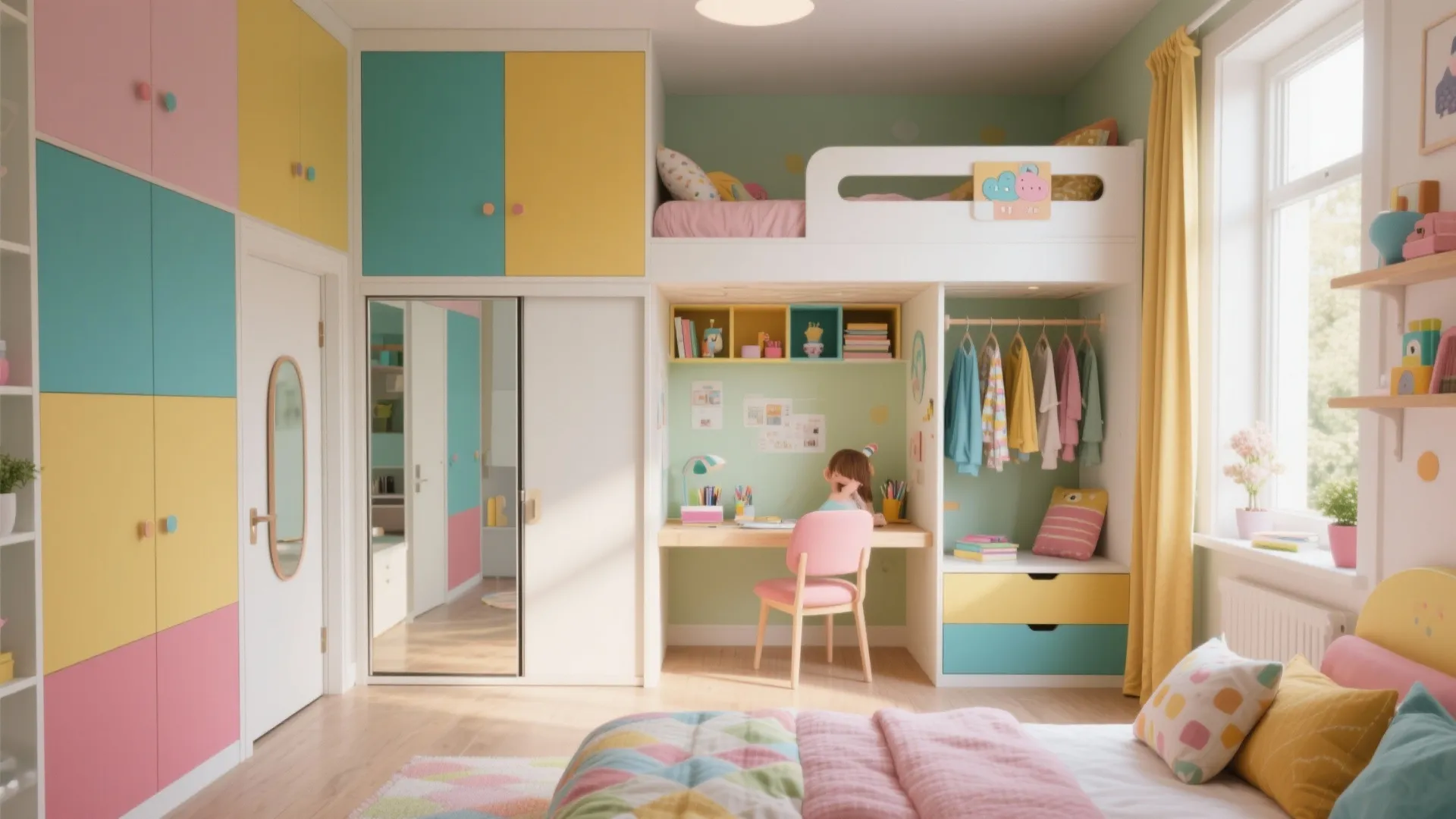 5 Smart Kids Room Wardrobe Design Ideas: Transform Small Spaces into Functional, Stylish Kids Room Wardrobes