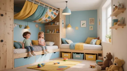 Shared Bedroom Ideas: 5 Small Room Solutions