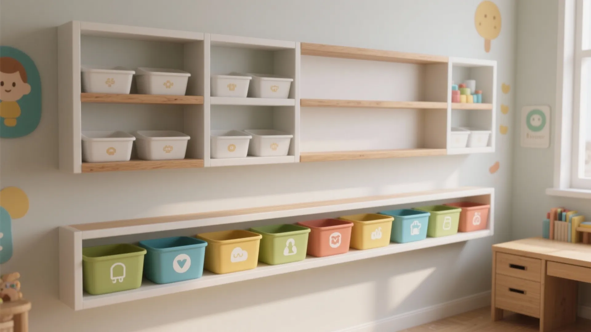 Minimalist Storage Kids Can Actually Maintain