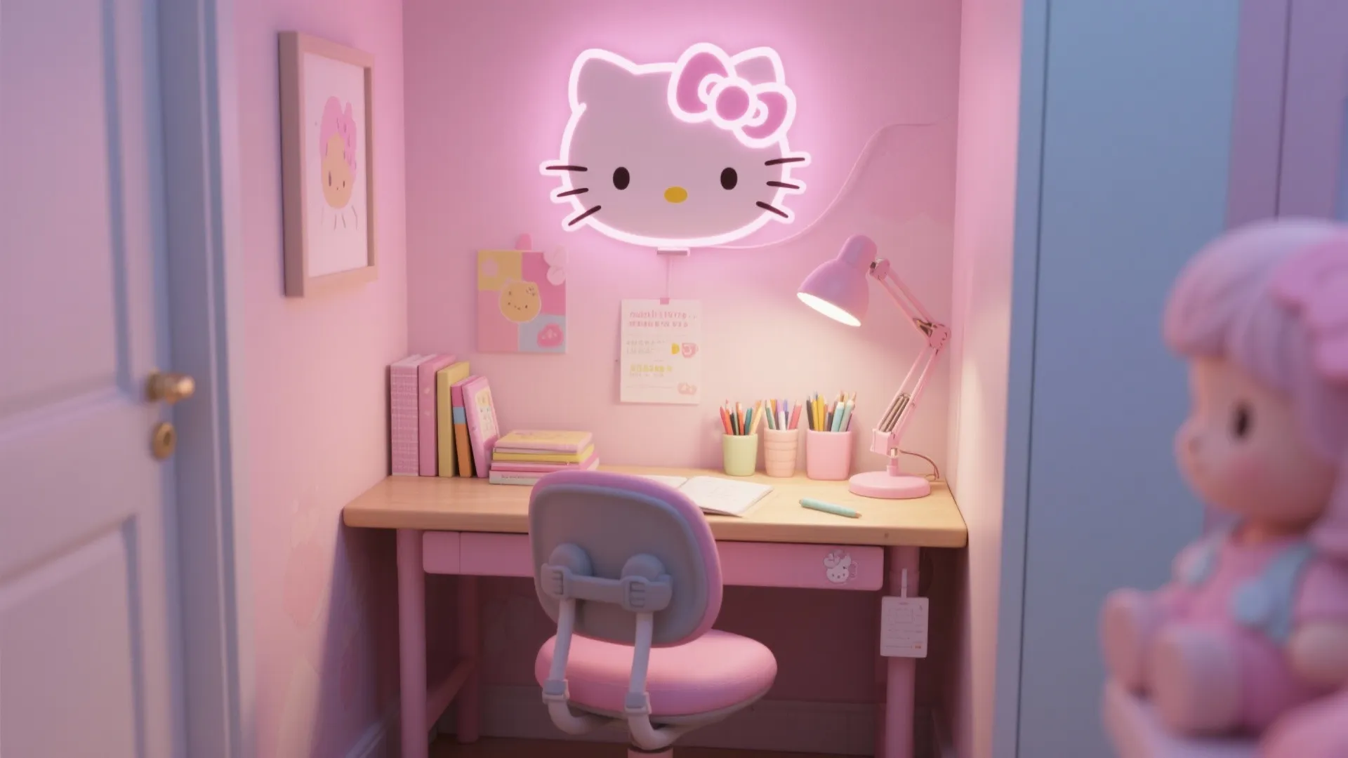 5. Kid’s Study Zone with Color Psychology