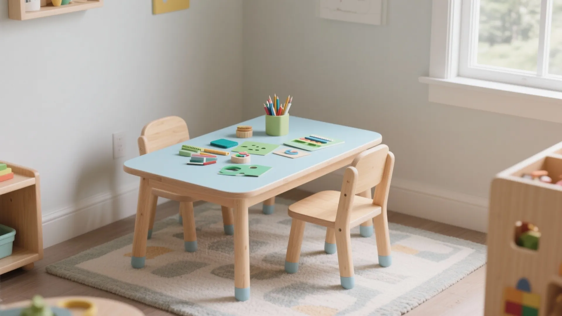 DIY Children's Table: Simple Guide to Building a Kids Table at Home: 1 Minute to a Fun, Kid-Friendly Table Set-Up—No Carpentry Degree Needed
